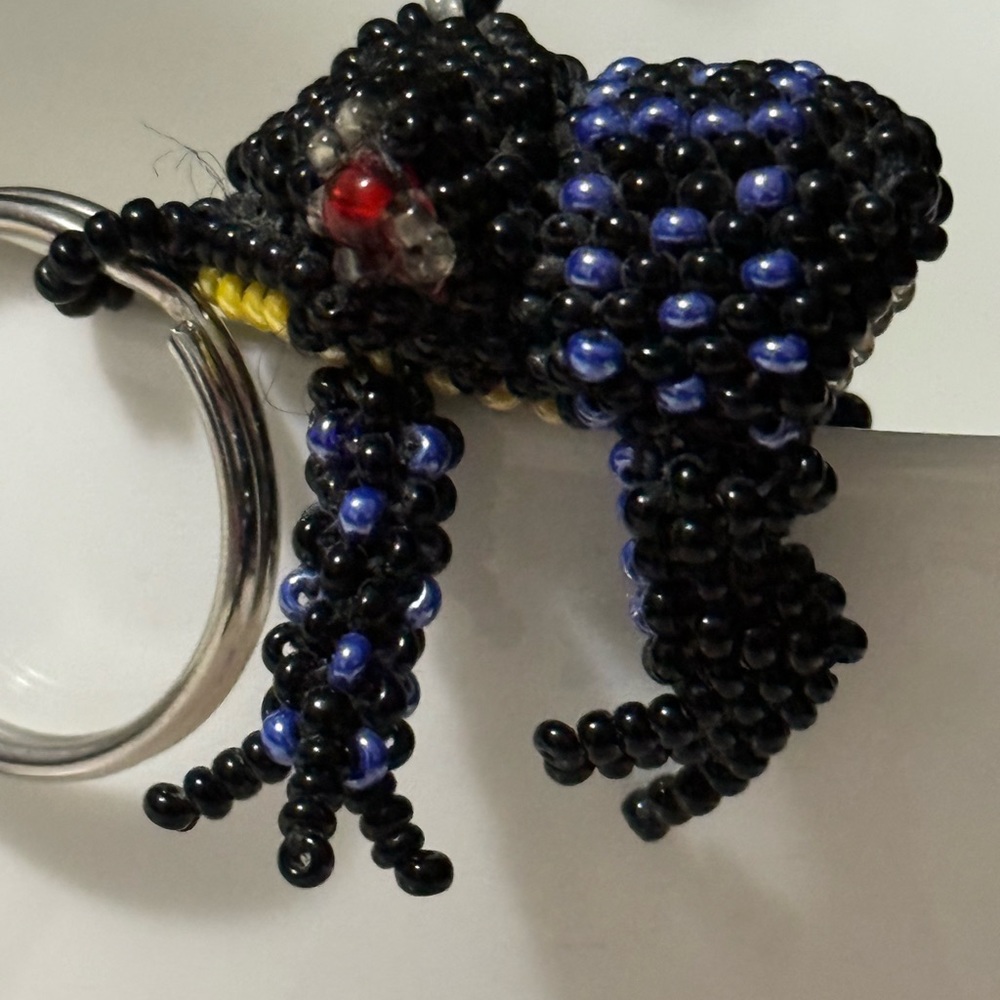 Handmade Beaded KeyChain-Frog - Picture 9 of 10